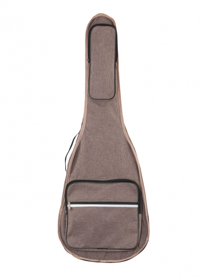 MLDG-34 Чехол для акустической гитары, серый/коричневый Lutner