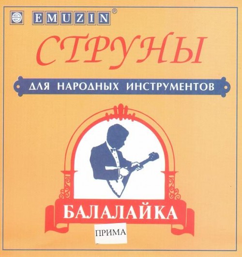 БПМ Комплект струн для балалайки прима, сталь, Эмузин