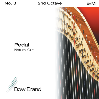 Комплект струн 2-й октавы для арфы Bow Brand Pedal Natural Gut