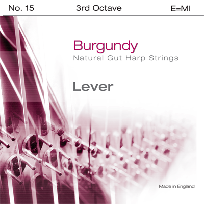 Комплект струн 3 октавы для арфы Bow Brand Lever Burgundy