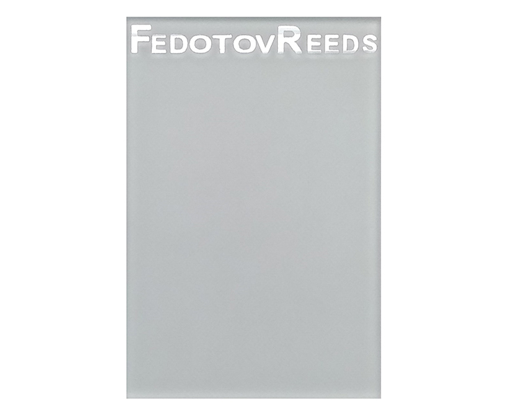 FR18AC01 Стекло для шлифовки тростей, красный чехол, FedotovReeds