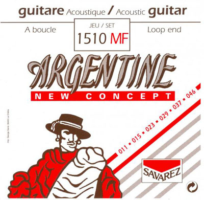 Комплект струн для джипси-гитары Savarez Argentine 1510MF