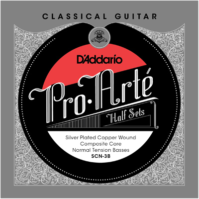 3 басовых струны для классической гитары D'Addario Pro-Arte SCN-3B