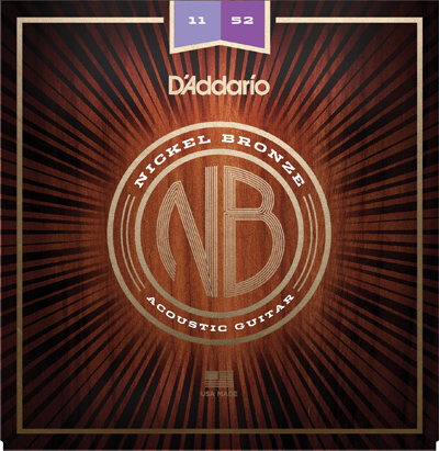 Комплект струн для акустической гитары D'Addario NB1152