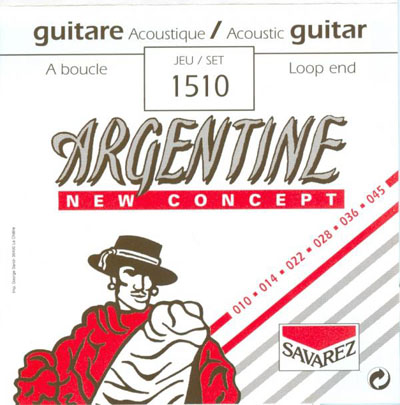 Комплект струн для джипси-гитары Savarez Argentine 1510