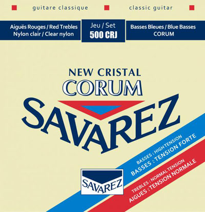 Комплект струн для классической гитары Savarez New Cristal-Corum 500CRJ