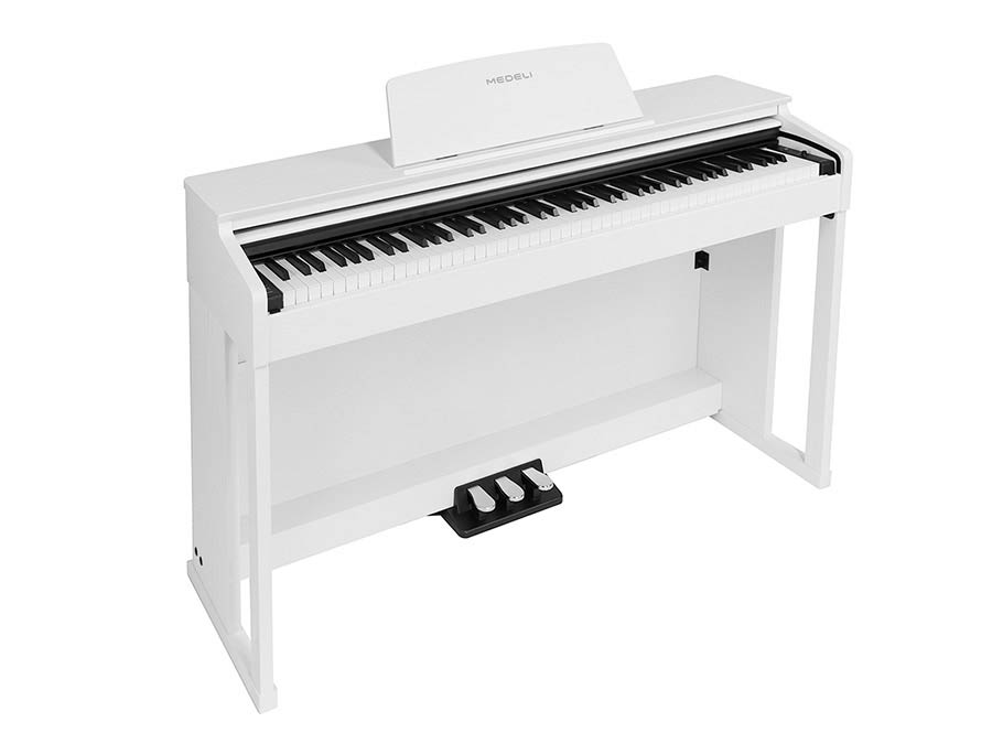 DP280K-PVC-WH Цифровое пианино, белое, сатин, Medeli