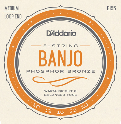 Комплект струн для банджо D'Addario EJ55