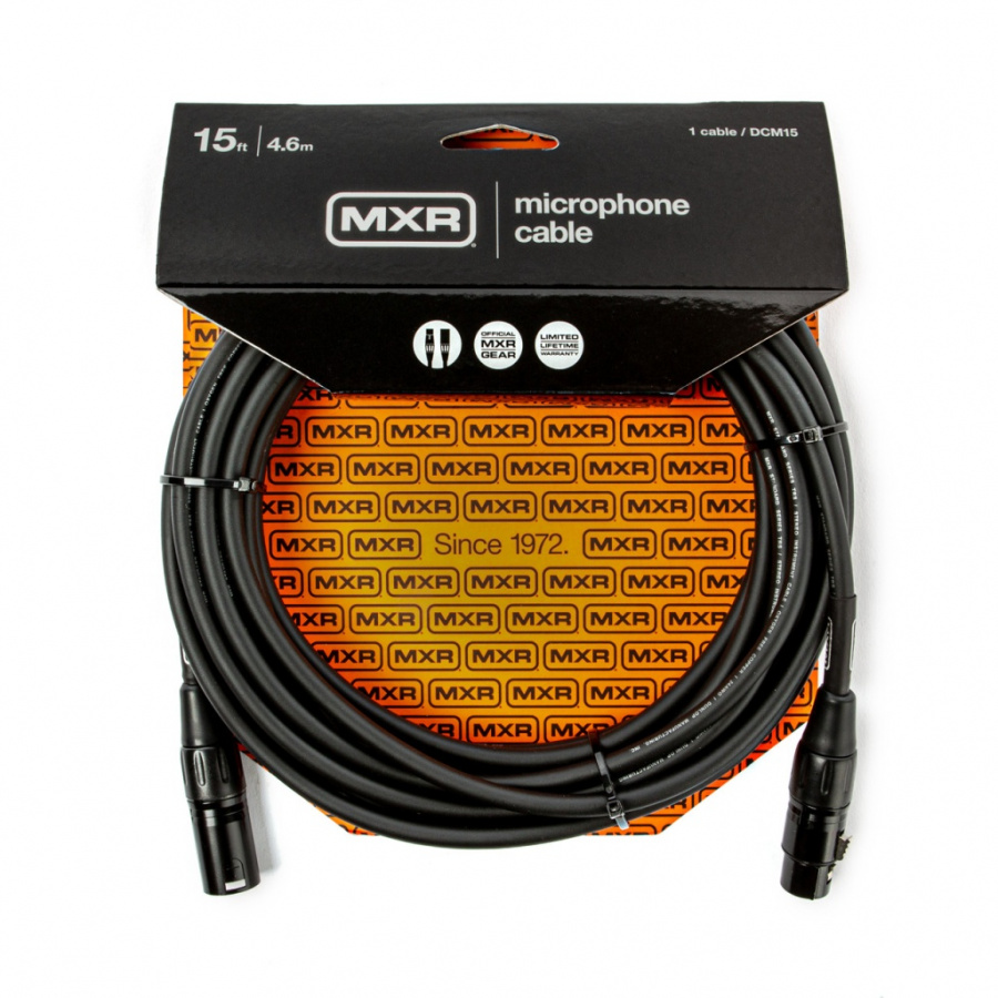 DCM15 MXR Микрофонный кабель, 4.5м, Dunlop