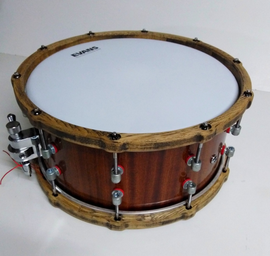 MBsp-d 1465-10 Малый барабан, сапеле 14х6,5", Мастерская Бехтеревых