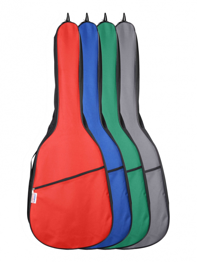ЛЧГ12ц2 Чехол для акустической гитары, цветной, утепленный, Lutner