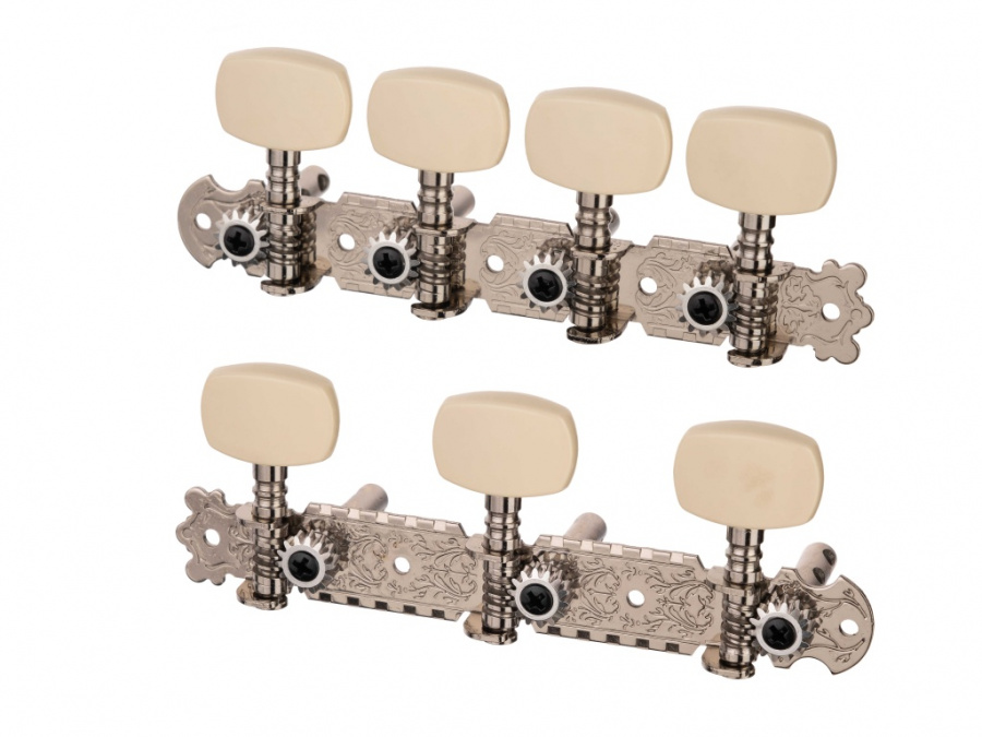 LOD-017A-7 Комплект колковой механики на планке для 7-струнной классической гитары, Alice