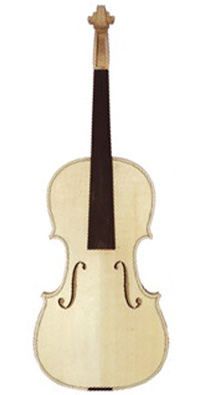 Белая скрипка Gliga AW-V078-W