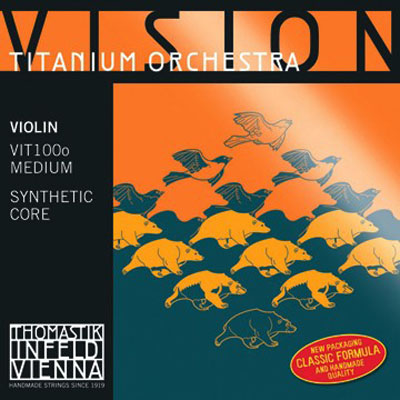 Комплект струн для скрипки Thomastik Vision Titanium Orchestra VIT100o