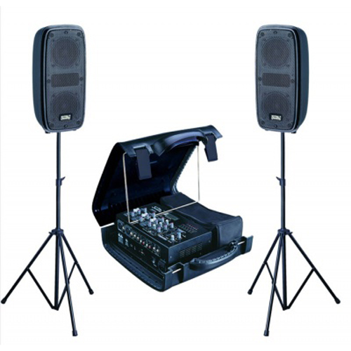 ZH25-D-1 Комплект акустической системы, микшер, усилитель, кабинет, 2х100Вт, Soundking