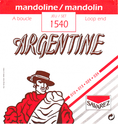 Комплект струн для мандолины Savarez Argentine 1540