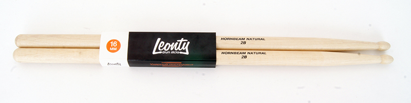 L2BW Hornbeam Natural 2В Барабанные палочки, граб, деревянный наконечник, Leonty
