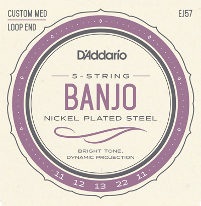 Комплект струн для банджо D'Addario EJ57