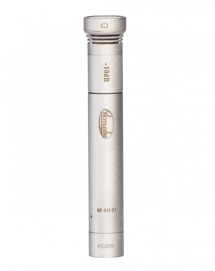 МК-012-01-Н Компактный студийный микрофон конденсаторный, никелированный, Октава