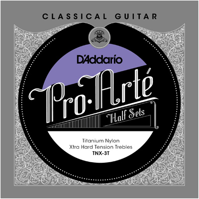 3 верхние струны для классической гитары D'Addario Pro-Arte TNX-3T
