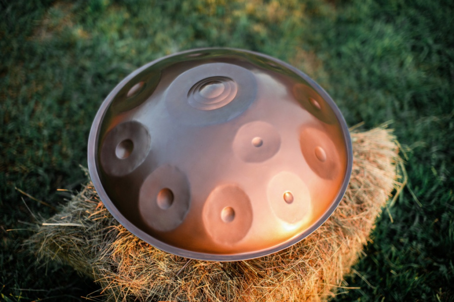 KSY.Handpan-11 Глюкофон 53см, 11 мембран, Курд ре-минор, Kosmosky