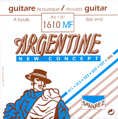 Комплект струн для джипси-гитары Savarez Argentine 1610MF