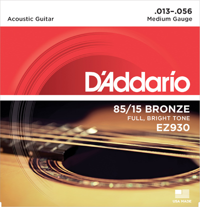 Комплект струн для акустической гитары D'Addario EZ930