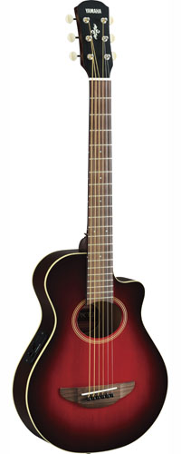 Акустическая гитара со звукоснимателем Yamaha APXT2 Dark Red Burst