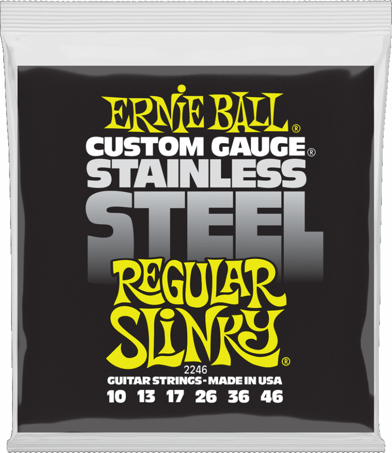 Комплект струн для электрогитары Ernie Ball Regular Slinky Steel P02246