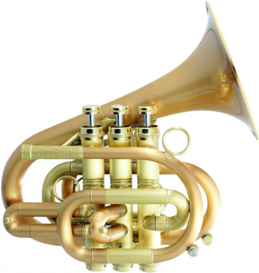 Карманная труба Bb CarolBrass Legendary CPT-7090-RLM(Dizzy-D)-Bb-SL