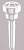 Пластиковый мундштук для корнета Josef Klier -USA Line- PERSPEX