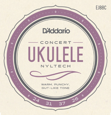Комплект струн для концертного укулеле D'Addario Pro-Arte EJ88C