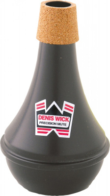 Сурдина для домашних занятий (труба или корнет) Denis Wick DW5526, тренировочная (practice), материал – алюминий, цвет - черный, предназначена для домашних занятий. Очень тихое звучание. Хорошая интонация звука.