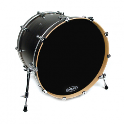 BD20RBG Resonant Black Пластик для бас-барабана 20", резонансный, черный, Evans
