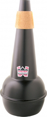 Сурдина для БАС тромбона или АЛЬТА (Alto horn) Denis Wick DW5528 ’’тренировочная’’ -  для занятий (practice), материал – алюминий, цвет - черный