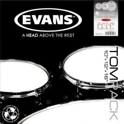Пластики для томов Evans Frost Rock ETP-EC2SCTD-R