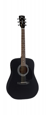 AD810E-BKS Standard Series Электро-акустическая гитара, черная, Cort
