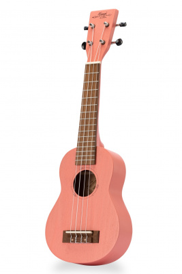 SBK-Coral-Pink Укулеле сопрано, светло-красный, Hampi