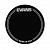 EQPB1 EQ Наклейка на рабочий пластик бас-барабана, черная, одиночная педаль, Evans